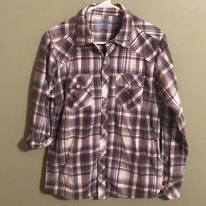 Men’s plaid button down